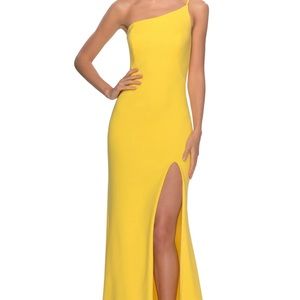 One shoulder Gown By La Femme